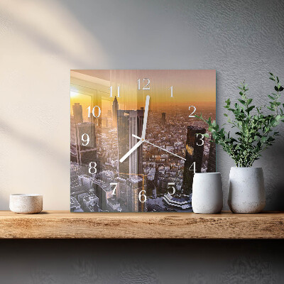 Orologio quadrato Tramonto