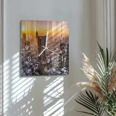 Orologio quadrato Tramonto