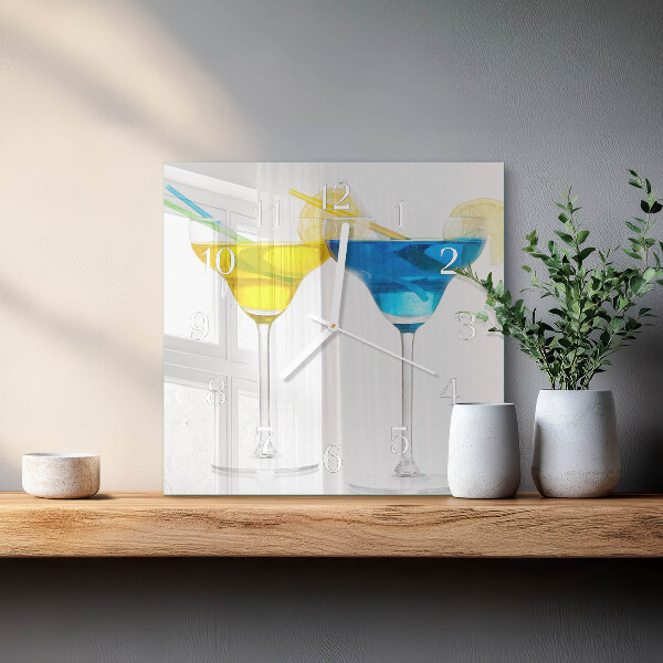 Orologio quadrato Cocktail