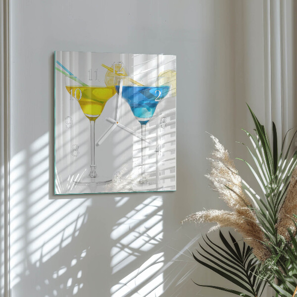 Orologio quadrato Cocktail