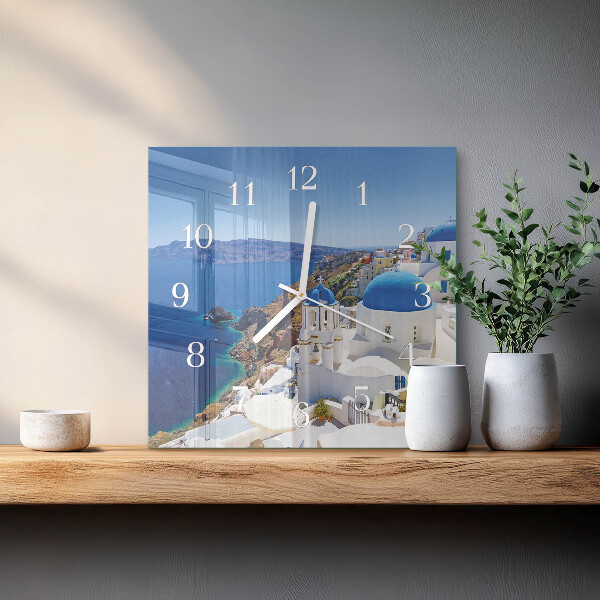 Orologio quadrato Santorini