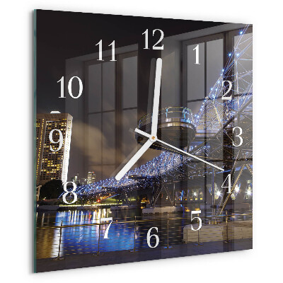 Orologio quadrato Notte