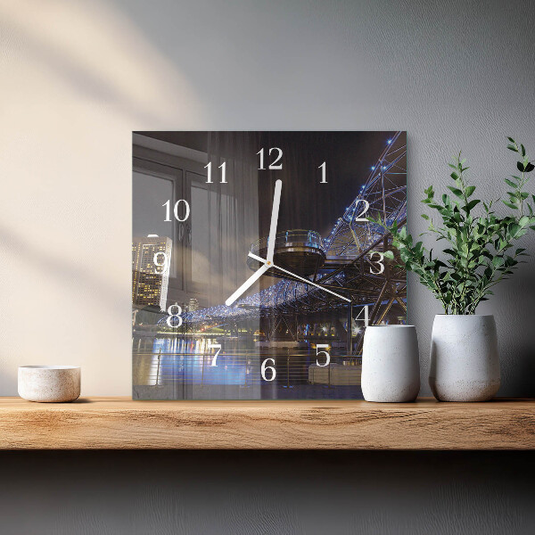 Orologio quadrato Notte