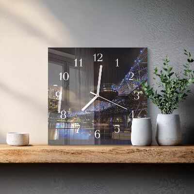 Orologio quadrato Notte