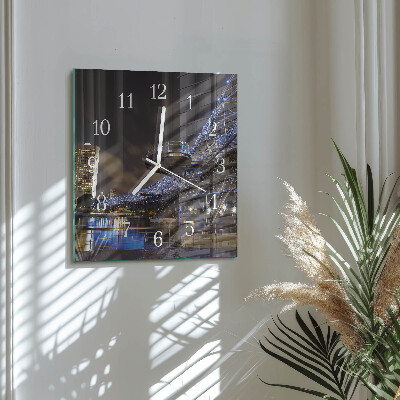 Orologio quadrato Notte