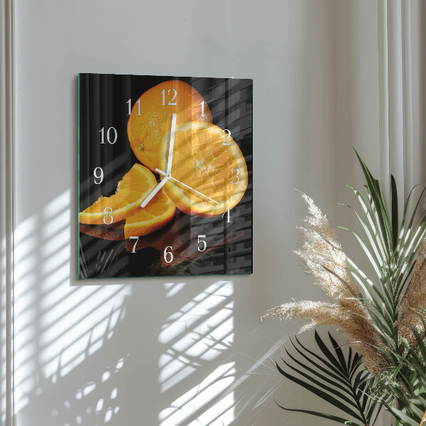 Orologio quadrato Arance