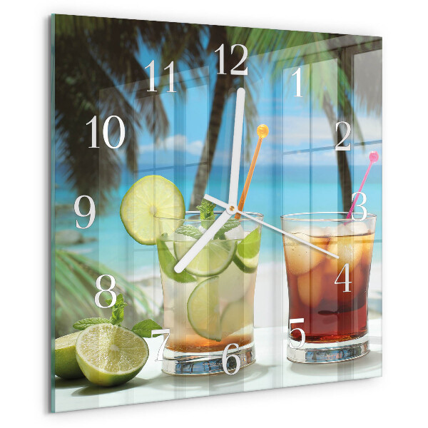 Orologio quadrato Cocktail
