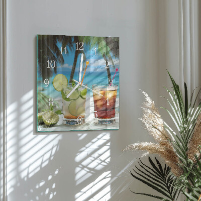 Orologio quadrato Cocktail