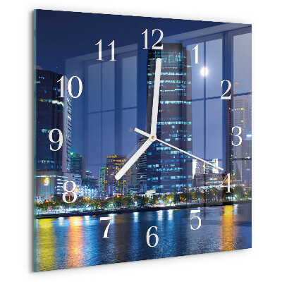 Orologio quadrato Serata in città