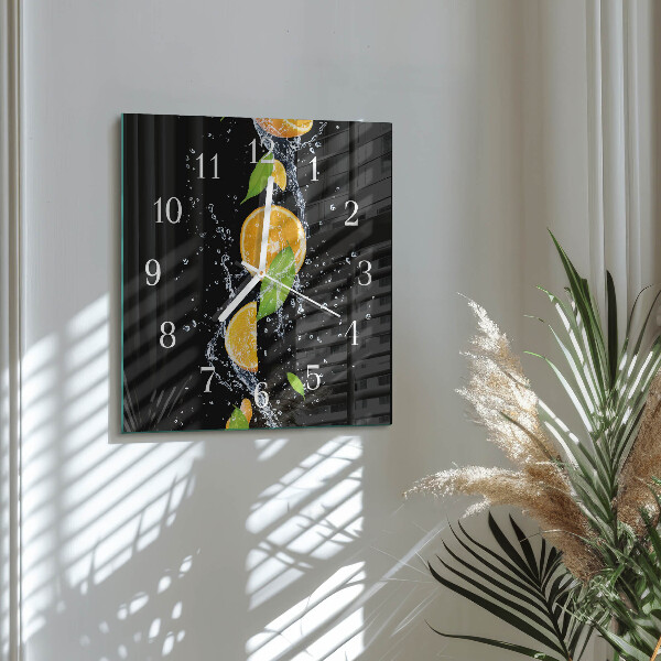 Orologio quadrato Arance