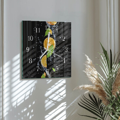 Orologio quadrato Arance