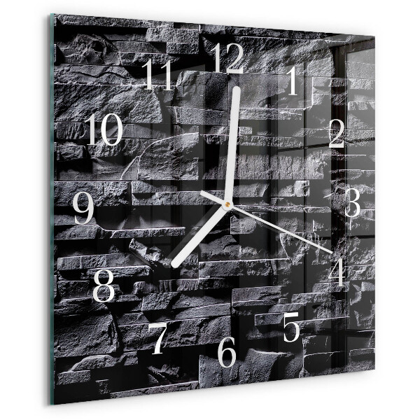 Orologio quadrato Pietre