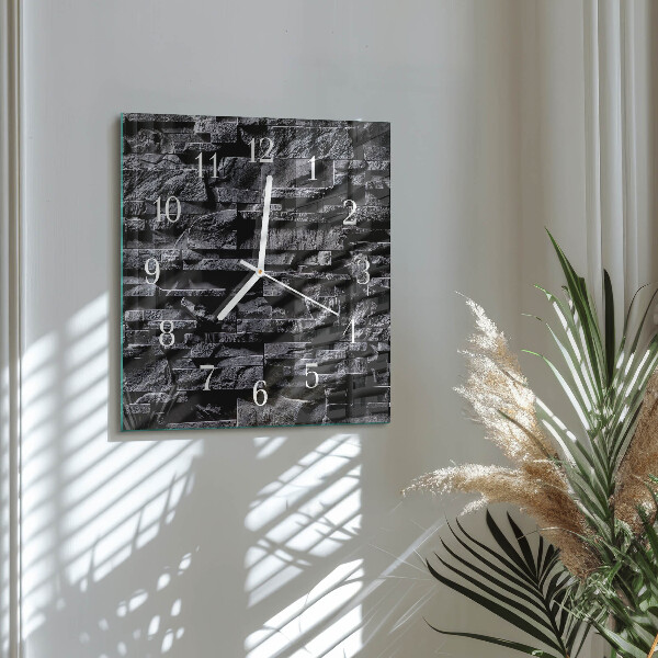 Orologio quadrato Pietre