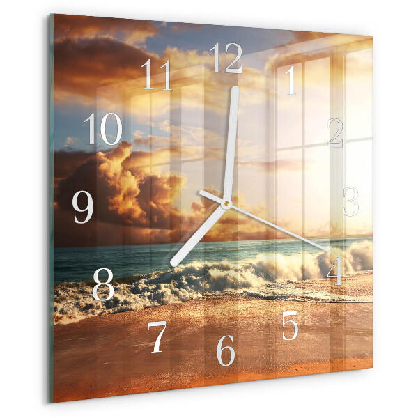 Orologio quadrato Costa sabbiosa