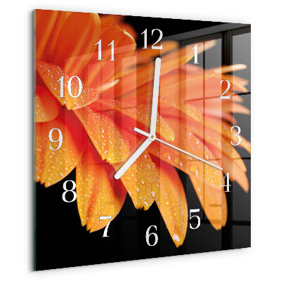 Orologio quadrato Gerbera