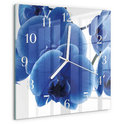 Orologio quadrato Orchidea