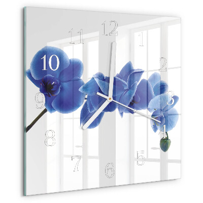 Orologio quadrato Orchidea