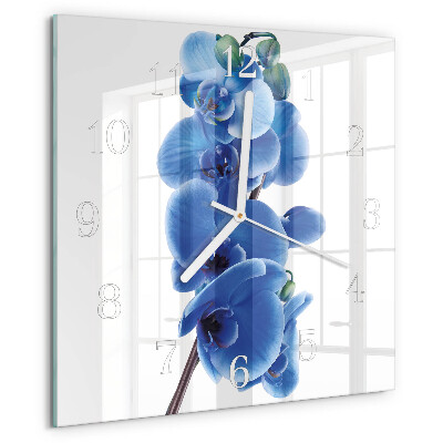 Orologio quadrato Orchidea