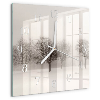 Orologio quadrato Inverno