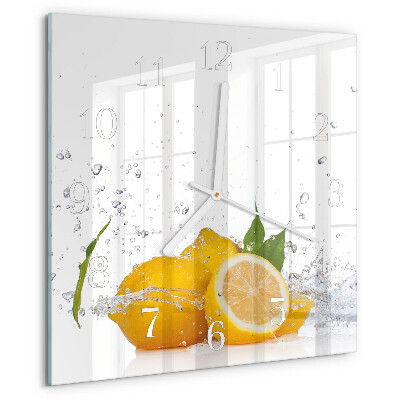 Orologio quadrato limoni