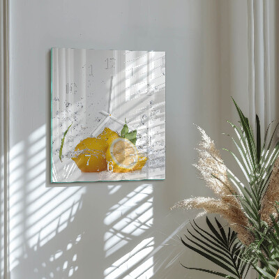 Orologio quadrato limoni