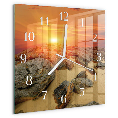 Orologio quadrato Tramonto