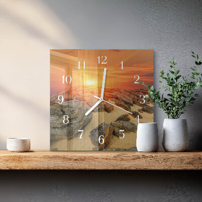 Orologio quadrato Tramonto