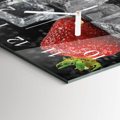 Orologio quadrato Gelato alla fragola