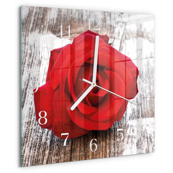 Orologio quadrato Rosa