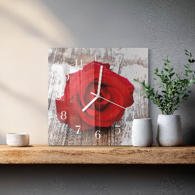 Orologio quadrato Rosa