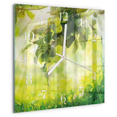 Orologio quadrato Albero di mele