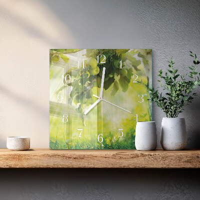 Orologio quadrato Albero di mele
