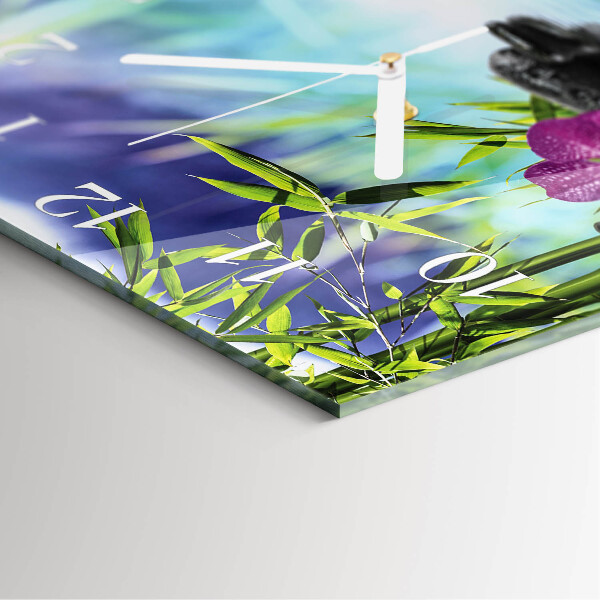 Orologio quadrato Orchidea Spa