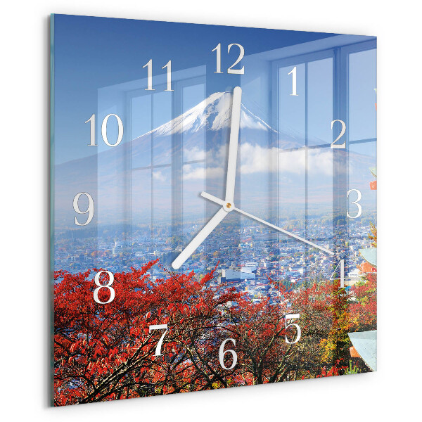 Orologio quadrato Montagna