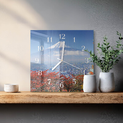 Orologio quadrato Montagna