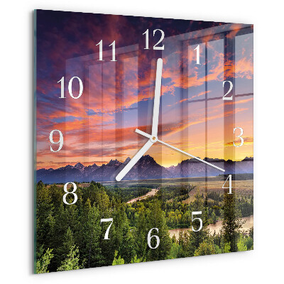 Orologio quadrato Paesaggio