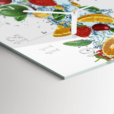 Orologio quadrato Frutta