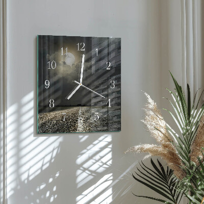 Orologio quadrato Percorso della Luna