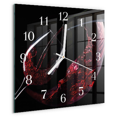 Orologio quadrato Vino