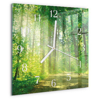 Orologio quadrato Natura della foresta