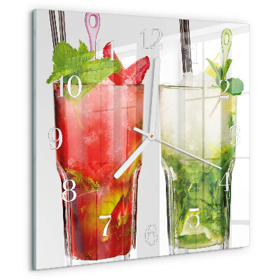Orologio quadrato Cocktail