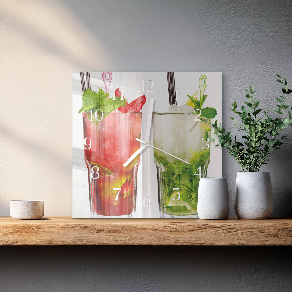 Orologio quadrato Cocktail