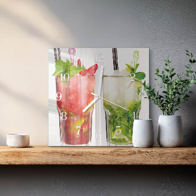 Orologio quadrato Cocktail