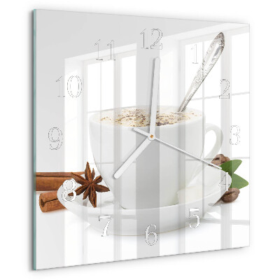 Orologio quadrato Una tazza di anice