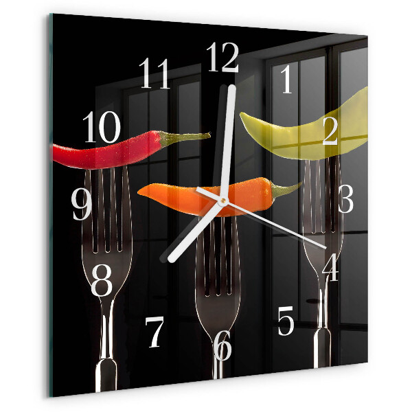 Orologio quadrato Forchetta