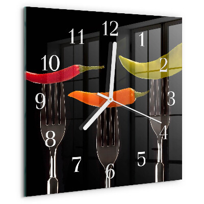 Orologio quadrato Forchetta