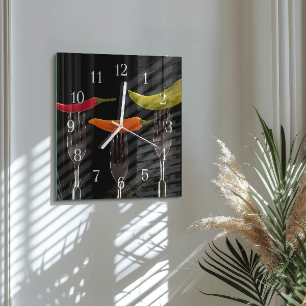 Orologio quadrato Forchetta