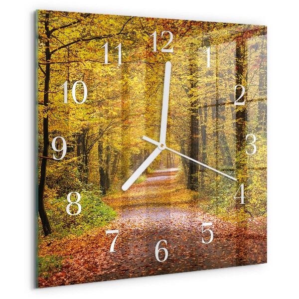 Orologio quadrato Sentiero forestale