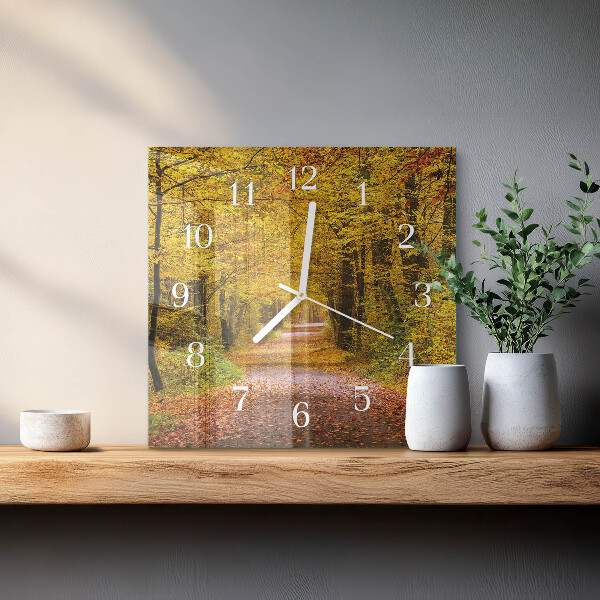 Orologio quadrato Sentiero forestale