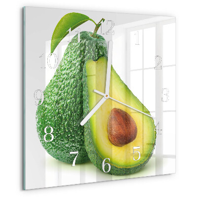 Orologio quadrato Avocado